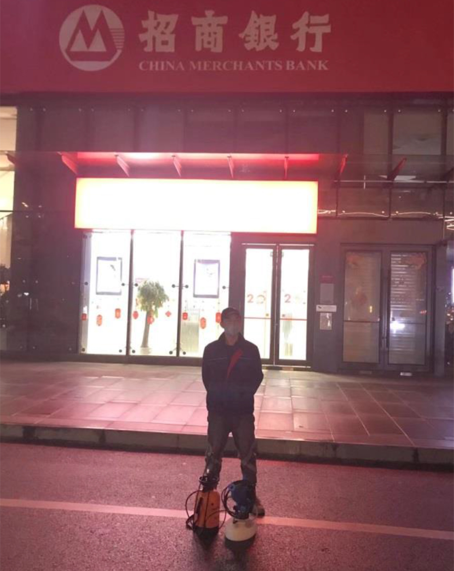 武汉招商银行消毒杀菌项目案例