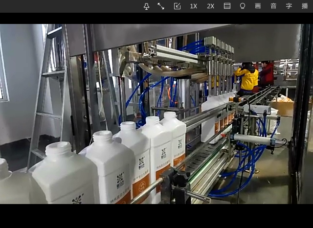 馨立方流水线生产中